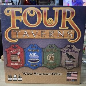 🎁 Four Taverns Board Game New In Box